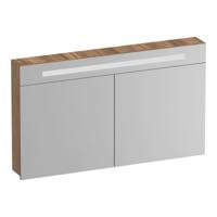 Brauer Promise Spiegelkast - 120 cm - met Verlichting - 2 Spiegeldeuren - Honey