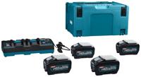 Makita Accu Starterset XGT DC40RB 4xBL4050F - 191U42-2