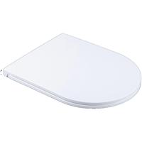 Saniclass Universo closetzitting - softclose - quickrelease - duroplast - 46x36cm - slim - glans wit SW1159504 Saniclass Universo closetzitting - softclose - quickrelease - duroplast - 46x36cm - slim - glans wit SW1159504