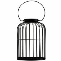 Solar LED Tafellampen op zonne-energie met sensor - Automatisch aan/uit - Zwart