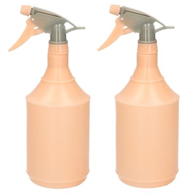 2x stuks plantenspuiten 1L perzik roze