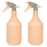 2x stuks plantenspuiten 1L perzik roze