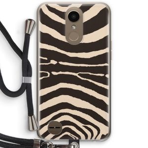 Arizona Zebra: LG K10 (2017) Transparant Hoesje met koord