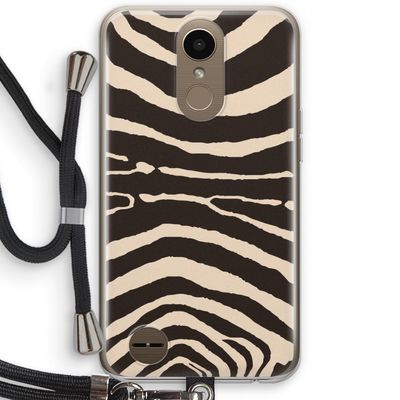 Arizona Zebra: LG K10 (2017) Transparant Hoesje met koord