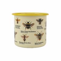 Gift Republic Bijen - Emaille Bloempot