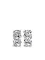 LEO PIZZO boucle d'oreille Groumette en or blanc 18ct ornée de diamants - Argent - thumbnail