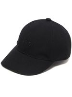 A.P.C. casquette en coton à logo brodé - Noir - thumbnail