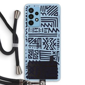 Marrakech print: Samsung Galaxy A52 Transparant Hoesje met koord