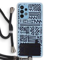 Marrakech print: Samsung Galaxy A52 Transparant Hoesje met koord