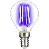 LightMe LM85311 LED-lamp Energielabel G (A - G) E14 Kogel 4 W Blauw (Ø x l) 45 mm x 78 mm Filament / Retro-LED 1 stuk(s) - thumbnail