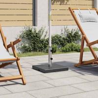 VidaXL Parasolvoet vierkant 20 kg graniet zwart