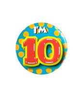 Button Klein 10 Jaar