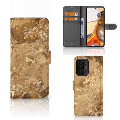 Xiaomi 11T | 11T Pro | Bookcase | Marmer Creme
