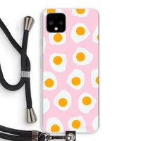 Dancing eggs: Pixel 4 XL Transparant Hoesje met koord