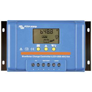 Victron Energy Blue-Solar PWM-LCD&USB Laadregelaar voor zonne-energie PWM 12 V, 24 V, 48 V 10 A