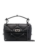 Valentino Garavani sac à main Roman Stud en cuir - Noir Valentino Garavani sac à main Roman Stud en cuir - Noir