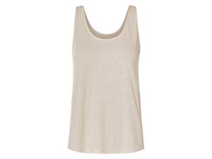 esmara Linnen dames top (Beige, S (36/38))