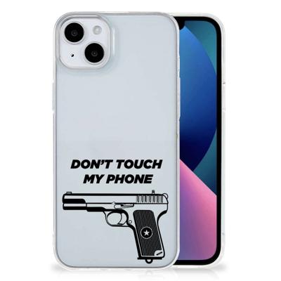 iPhone 15 Plus Silicone-hoesje Pistol DTMP iPhone 15 Plus Silicone-hoesje Pistol DTMP