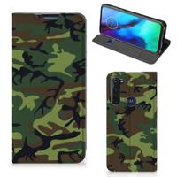 Motorola Moto G Pro | Hoesje met Magneet | Army Dark