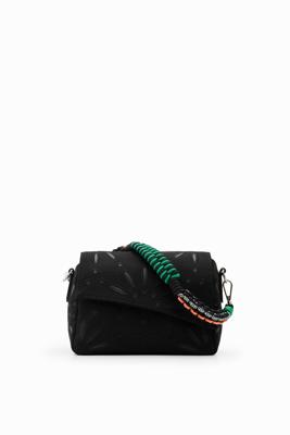 Kleine tas met broderie anglaise - BLACK - U