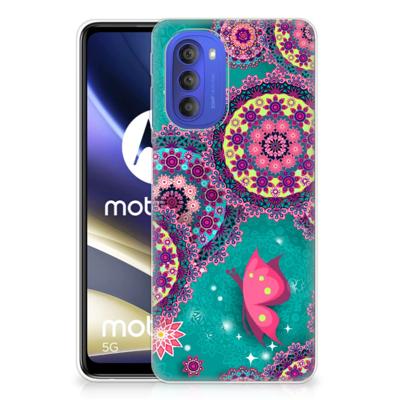 Motorola Moto G51 5G | Hoesje maken | Cirkels en Vlinders
