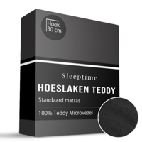 Hoeslaken - Teddy - 90x200 cm - Keuze Uit Meerdere Kleuren - Sleeptime - Dekbed-Discounter.nl