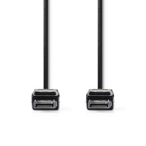 Nedis ccgb37010bk20 displayport 1.2-kabel displayport male - displayport male 2,0 m zwart