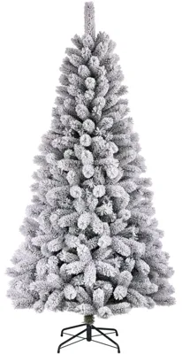 Black Box Trees Medford kunstkerstboom besneeuwd groen 185cm