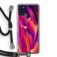 Phoenix: Samsung Galaxy A21s Transparant Hoesje met koord