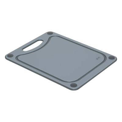 Keuken Snijplank - grijs - kunststof - 24 x 30 cm - Keuken voedsel bereiden