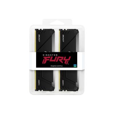 Kingston Technology FURY Beast 32GB 3200MT/s DDR4 CL16 DIMM (Sets van 2) 1Gx8 RGB