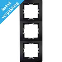 Enzo Kopp paris mat zwart 3 voudig afdekraam - 4625350