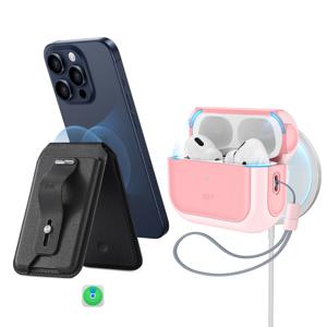 Orbit Hybrid Everyday-Carry Bundle for AirPods Pro (2023/2022/2019) Pink