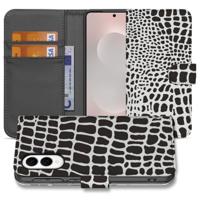 Samsung Galaxy S25 Edge | Telefoonhoesje | Met pasjeshouder | Slangenprint Samsung Galaxy S25 Edge | Telefoonhoesje | Met pasjeshouder | Slangenprint