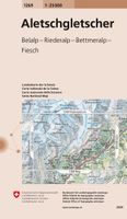 Wandelkaart - Topografische kaart 1269 Aletschgletscher | Swisstopo