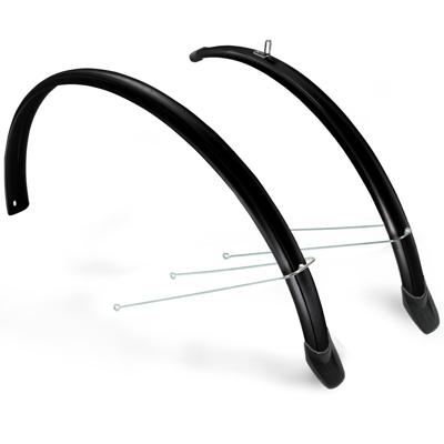 Eurofender spatbordenset 58mm 28" zwart