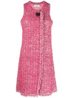 Lanvin robe courte à franges - Rose