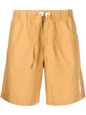 ROMEO HUNTE short froissé à taille à lien de resserrage - Jaune