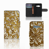 Wallet Case Samsung Galaxy Trend 2 Barok Goud - thumbnail