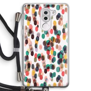 Tropical Dots: Honor 6X Transparant Hoesje met koord