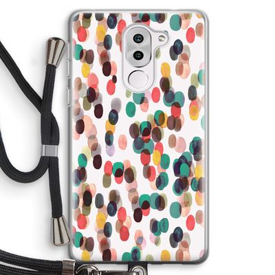 Tropical Dots: Honor 6X Transparant Hoesje met koord
