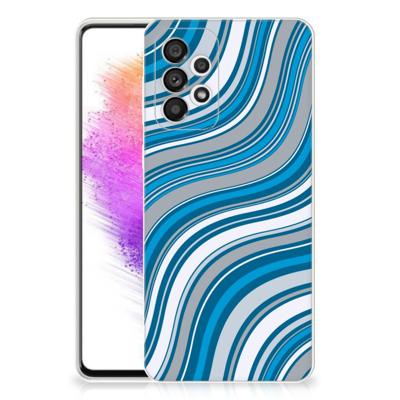 Samsung Galaxy A73 5G | TPU bumper | Waves Blue