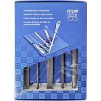 PFERD TOOLS 11801520 Werkplaatsvijlenset verschillende kappen in PVC-roltas incl. kartonnen doosje Lengte 200 mm 1 stuk(s)