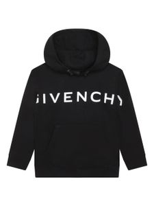 Givenchy Kids hoodie à motif d'étoiles - Noir