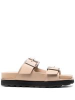Jil Sander sandales à double boucle - Tons neutres