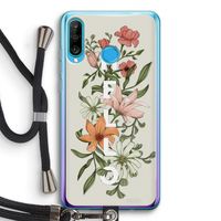 Hello bloemen: Huawei P30 Lite Transparant Hoesje met koord