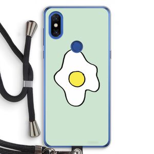 Spiegelei: Xiaomi Mi Mix 3 Transparant Hoesje met koord