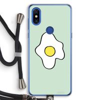 Spiegelei: Xiaomi Mi Mix 3 Transparant Hoesje met koord
