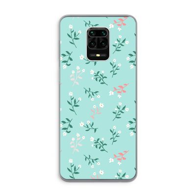Small white flowers: Xiaomi Redmi Note 9 Pro Transparant Hoesje