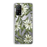 Wit bloemenpatroon: Xiaomi Mi 10T 5G Transparant Hoesje